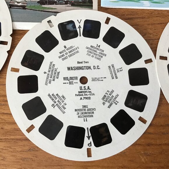 View-Master Reels Washington DC Original Sleeve Booklet Sawyer's A 790 - Picture 6 of 9